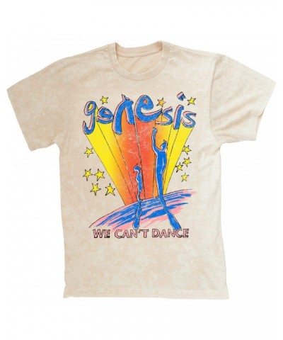 Genesis T-shirt | We Can't Dance Colorful Sketch Distressed Mineral Wash Shirt $12.58 Shirts