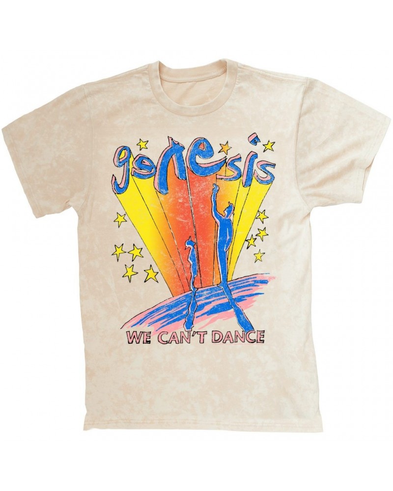 Genesis T-shirt | We Can't Dance Colorful Sketch Distressed Mineral Wash Shirt $12.58 Shirts