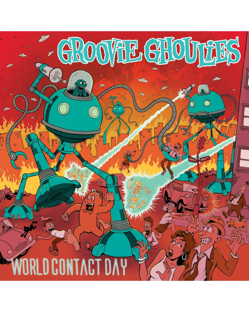 Groovie Ghoulies World Contact Day LP (Vinyl) $5.58 Vinyl