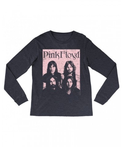 Pink Floyd Long Sleeve Shirt | Pink Meddle Portrait Distressed Shirt $14.38 Shirts