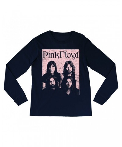 Pink Floyd Long Sleeve Shirt | Pink Meddle Portrait Distressed Shirt $14.38 Shirts