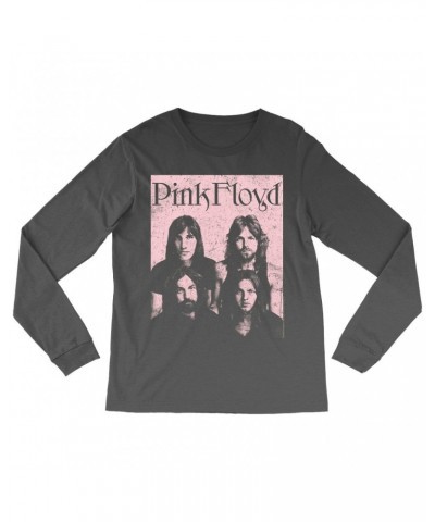 Pink Floyd Long Sleeve Shirt | Pink Meddle Portrait Distressed Shirt $14.38 Shirts