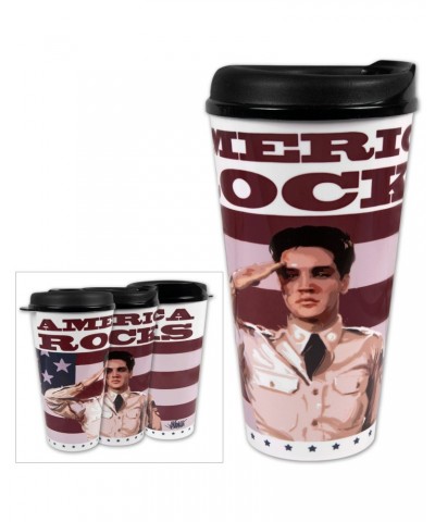 Elvis Presley America Rocks 32oz Travel Mug $7.02 Drinkware