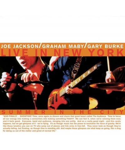 Joe Jackson SUMMER IN THE CITY: LIVE IN NEW YORK Super Audio CD $18.40 CD