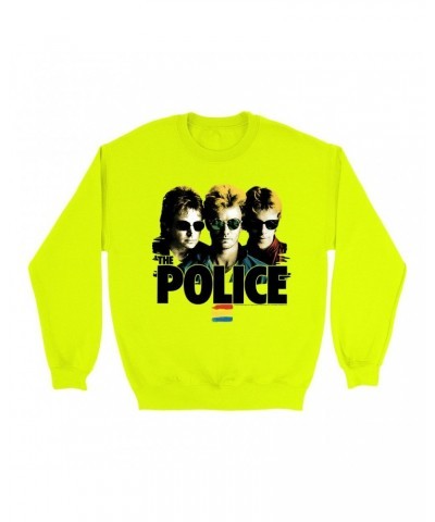 The Police Bright Colored Sweatshirt | Synchronicity Shades Image Sweatshirt $15.03 Sweatshirts