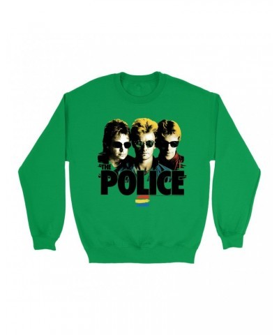 The Police Bright Colored Sweatshirt | Synchronicity Shades Image Sweatshirt $15.03 Sweatshirts