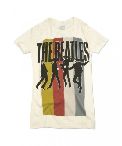 The Beatles Stripes Standing Group Junior's T-Shirt $6.00 Shirts