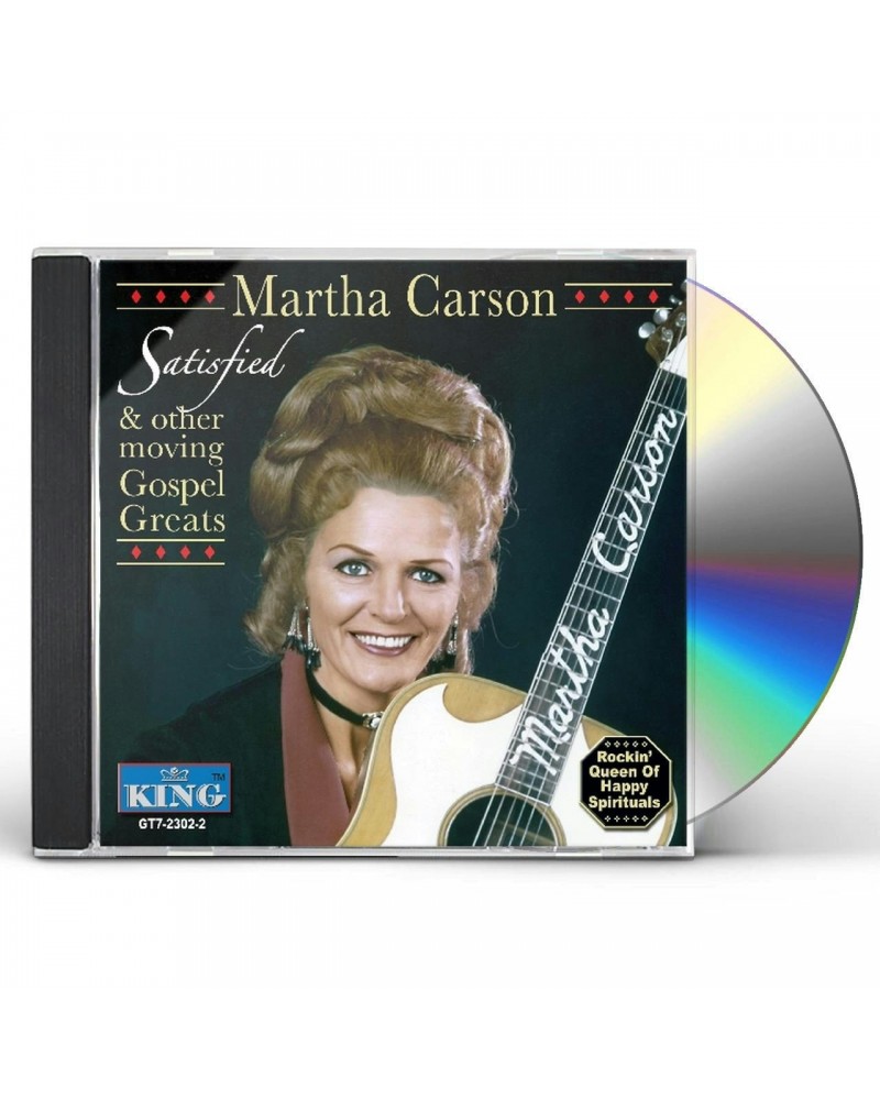 Martha Carson SATISFIED & OTHER MOVING CD $4.19 CD