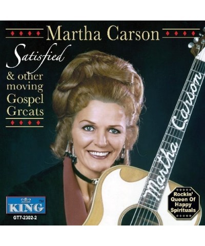 Martha Carson SATISFIED & OTHER MOVING CD $4.19 CD