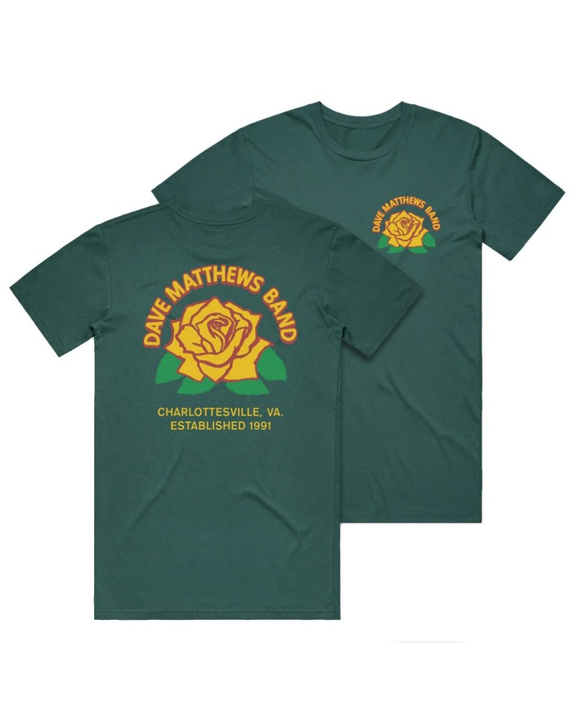 Dave Matthews Band Rose Tee - Spruce $9.30 Shirts