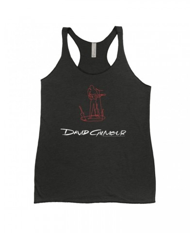 David Gilmour Ladies' Tank Top | Sketch Logo Shirt $8.69 Shirts