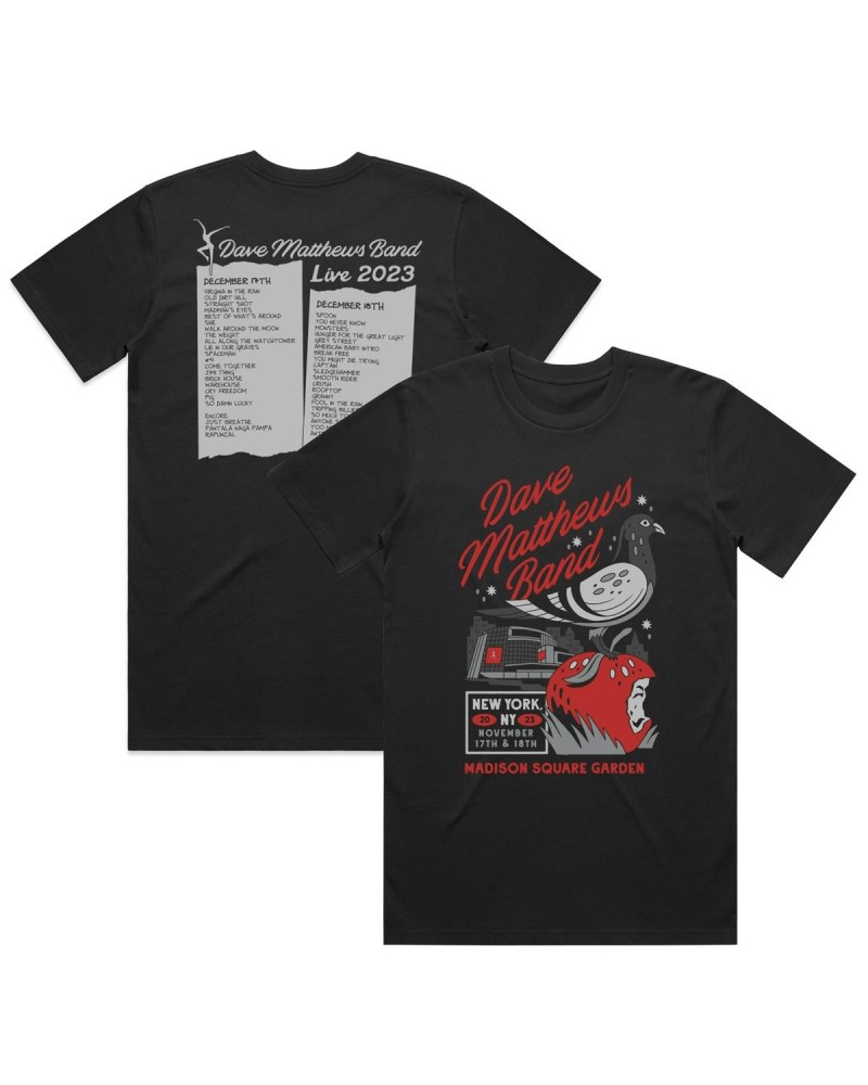 Dave Matthews Band NYC 2023 Setlist Tee $16.45 Shirts