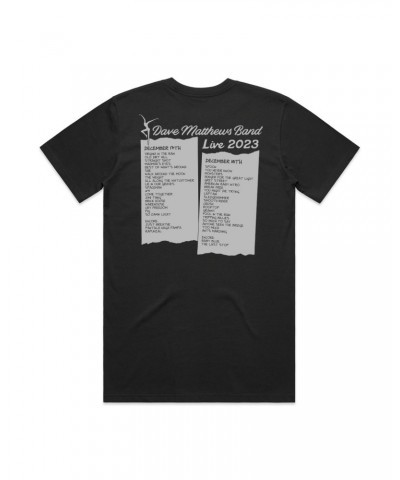 Dave Matthews Band NYC 2023 Setlist Tee $16.45 Shirts