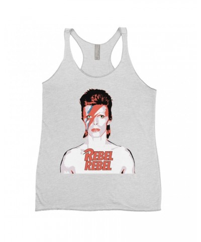 David Bowie Ladies' Tank Top | Bowie Ziggy Played Guitar Shirt $11.00 Shirts