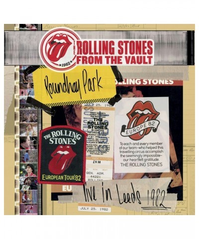 The Rolling Stones From The Vault: Live In Leeds 1982 (3LP/DVD) Vinyl Record $34.75 Vinyl