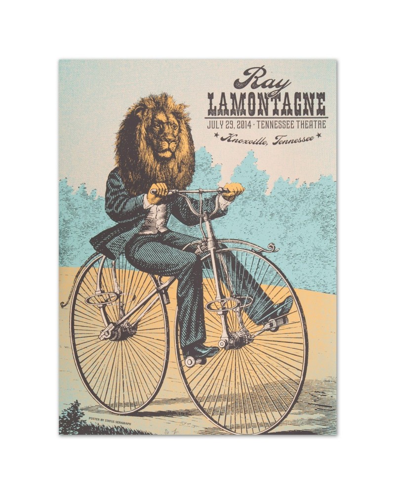 Ray LaMontagne 2014 Knoxville TN Event Poster $14.70 Decor