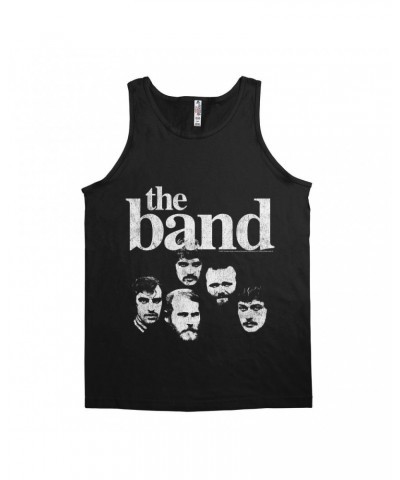 The Band Unisex Tank Top | Faces Of With Logo Distressed Shirt $8.23 Shirts