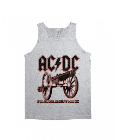 AC/DC Unisex Tank Top | Neon For Those About To Rock Cannon Shirt $7.98 Shirts