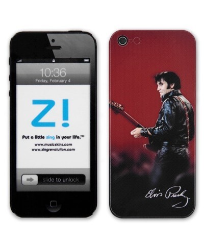 Elvis Presley Leather iPhone 5 Skin $6.15 Accessories