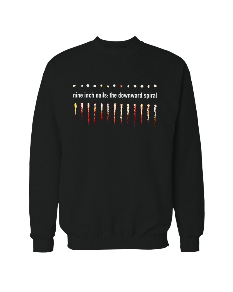 Nine Inch Nails Sweatshirt | Downward Spiral Sweatshirt $5.71 Sweatshirts