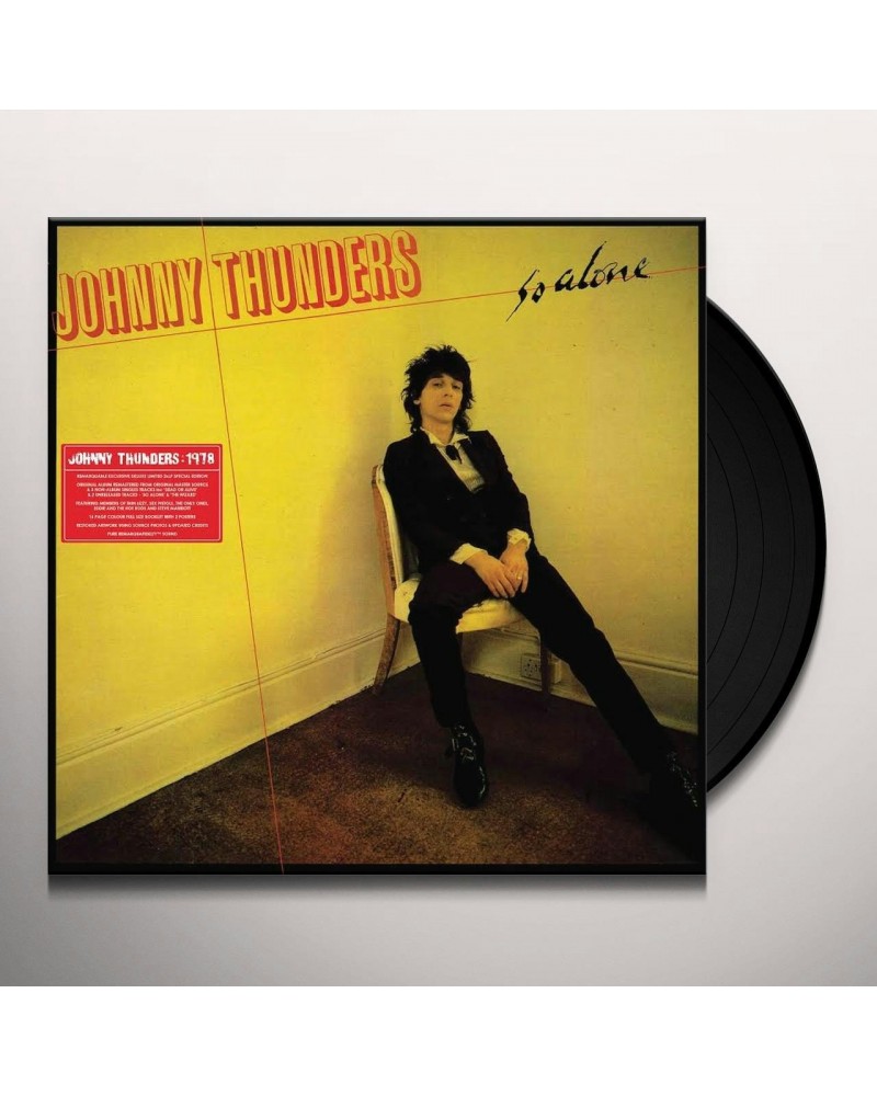 Johnny Thunders SO ALONE (REMARQUABLE) Vinyl Record - Remastered Special Edition $15.54 Vinyl