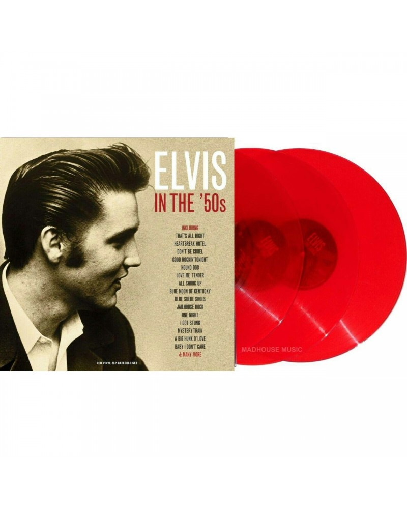 Elvis Presley LP Vinyl Record - Elvis In The '50s (Red Vinyl) $21.44 Vinyl