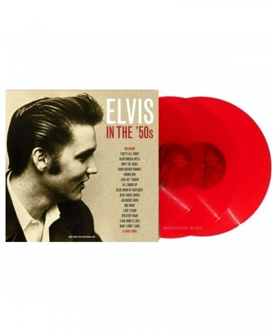 Elvis Presley LP Vinyl Record - Elvis In The '50s (Red Vinyl) $21.44 Vinyl