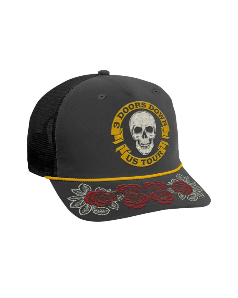 3 Doors Down Skull and Roses Snapback $16.40 Hats