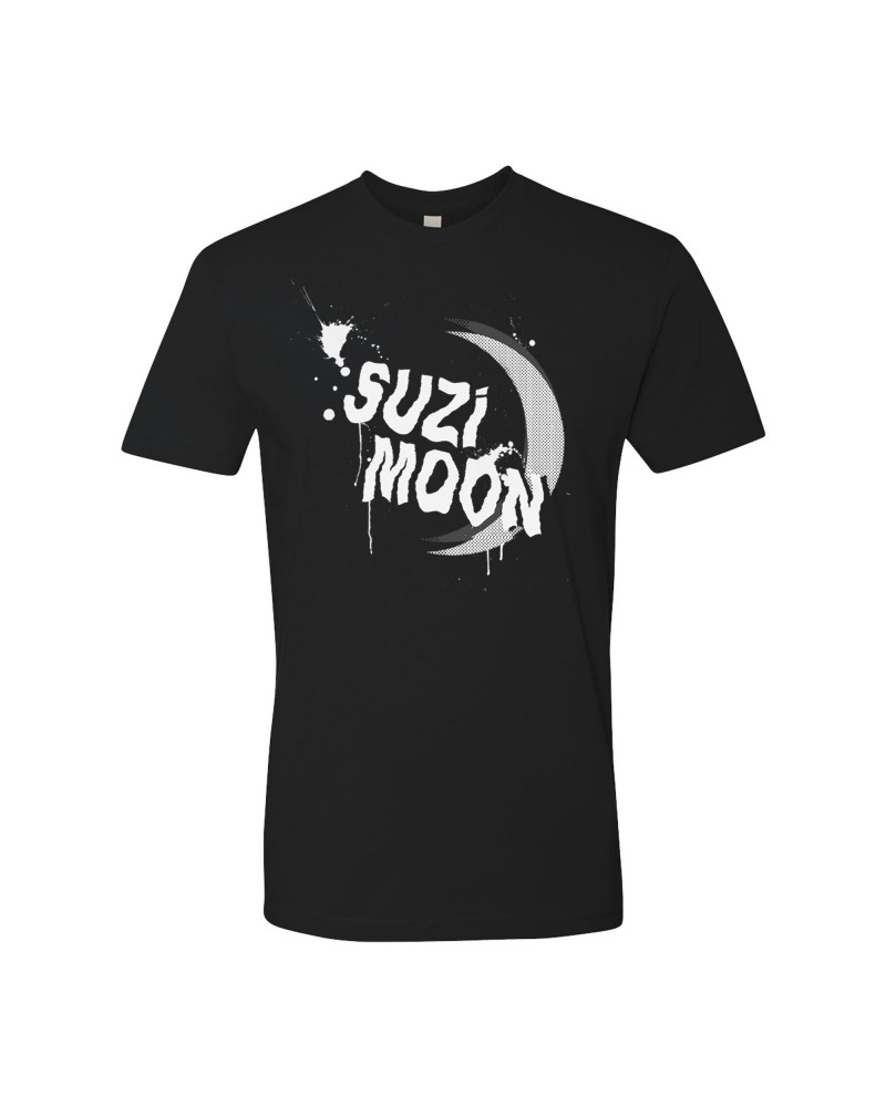 Suzi Moon Logo - Black - T-Shirt $4.65 Shirts