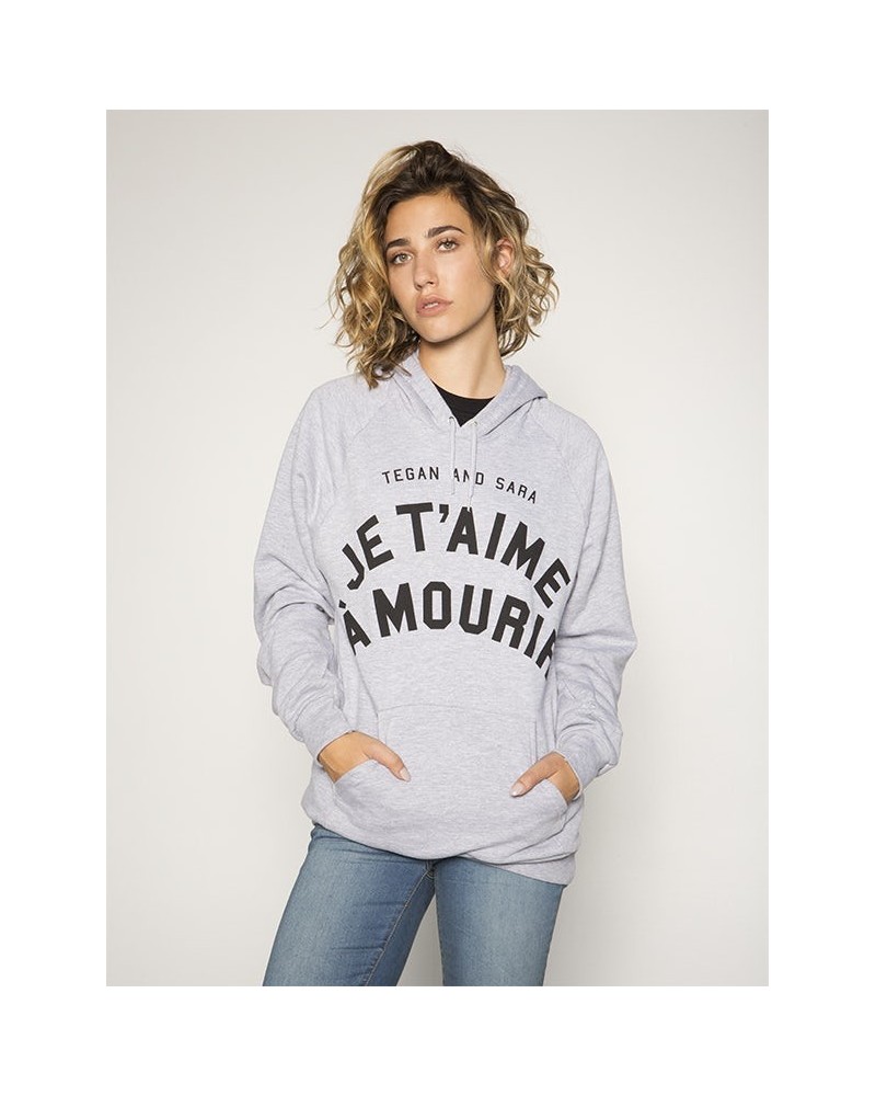 Tegan and Sara French Love You To Death Hoodie $16.00 Sweatshirts