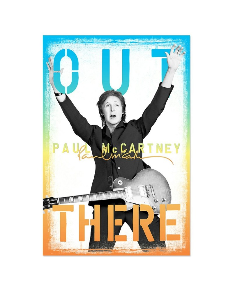 Paul McCartney Out There Pasted Poster $3.80 Decor