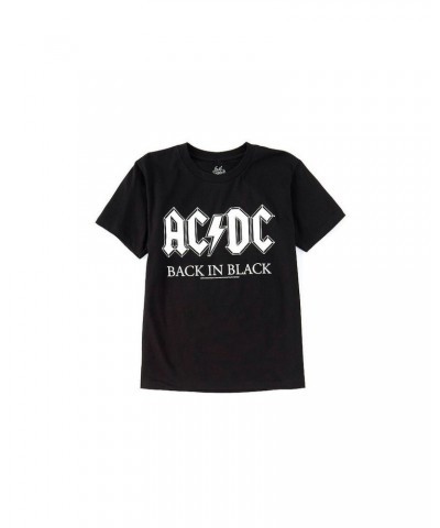 AC/DC Back in Black with Tour Dates Big Boys T-shirt $13.20 Shirts