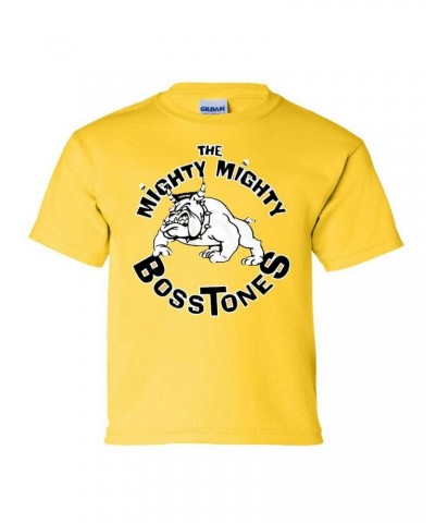 Mighty Mighty Bosstones Classic Bulldog Yellow Kids T-Shirt $11.25 Kids