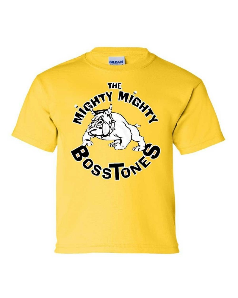 Mighty Mighty Bosstones Classic Bulldog Yellow Kids T-Shirt $11.25 Kids