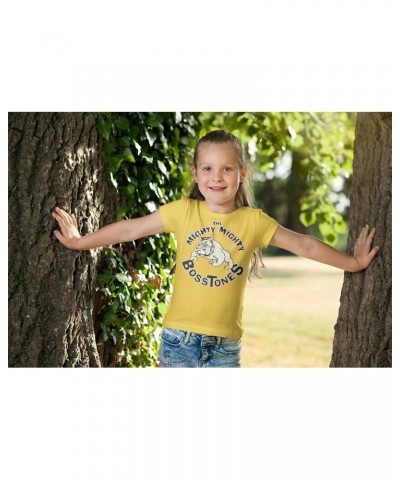 Mighty Mighty Bosstones Classic Bulldog Yellow Kids T-Shirt $11.25 Kids