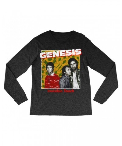 Genesis Long Sleeve Shirt | Invisible Touch Throwback Poster Distressed Shirt $14.38 Shirts