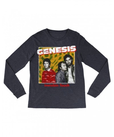 Genesis Long Sleeve Shirt | Invisible Touch Throwback Poster Distressed Shirt $14.38 Shirts