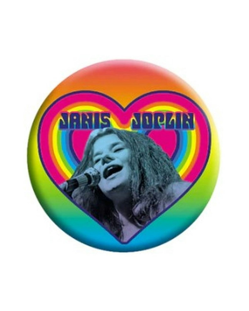 Janis Joplin Heart Button $0.53 Accessories