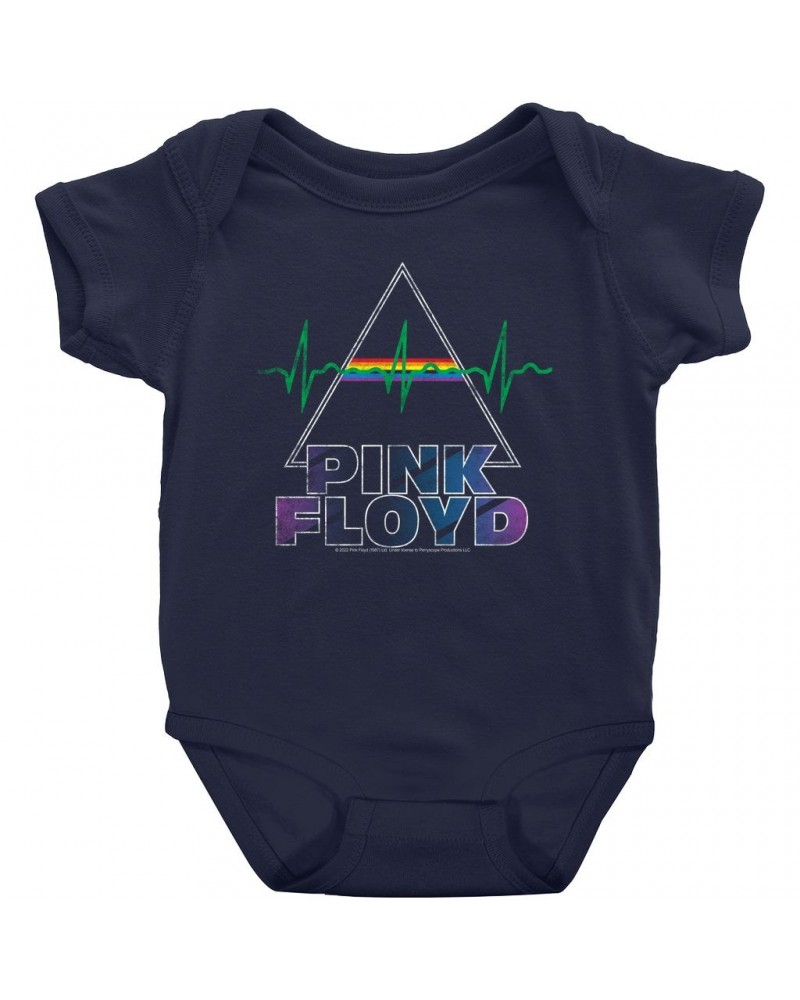 Pink Floyd Baby Short Sleeve Bodysuit | Contemporary Dark Side Of The Moon Bodysuit $7.18 Kids