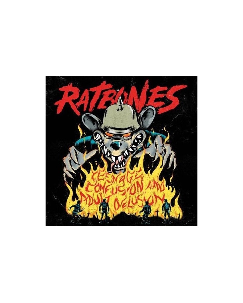 Ratbones Teenage Confusion And Adult Delusion Vinyl Record $5.95 Vinyl