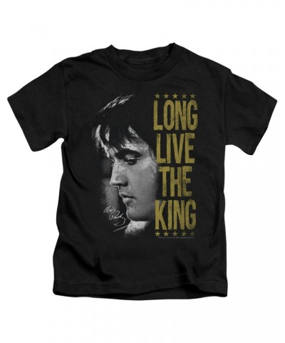 Elvis Presley Kids T Shirt | LONG LIVE THE KING Kids Tee $5.32 Kids