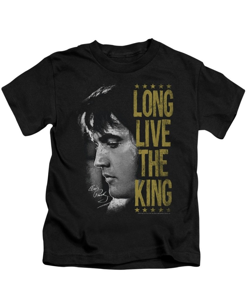 Elvis Presley Kids T Shirt | LONG LIVE THE KING Kids Tee $5.32 Kids