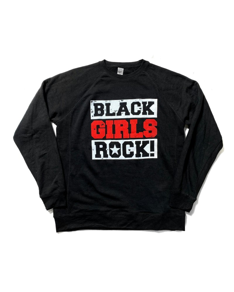 Black Girls Rock! Black Girls Rock Red/White Blocks "Black" Crewneck $18.00 Sweatshirts