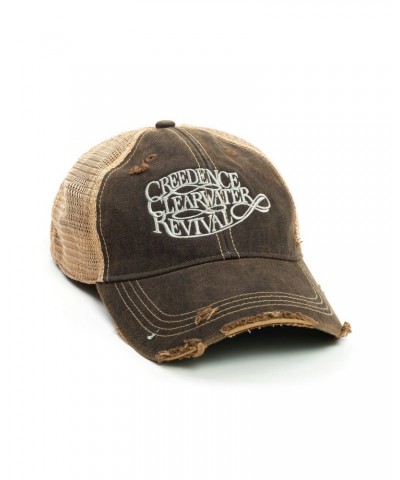 Creedence Clearwater Revival Logo Trucker Cap - Black $12.60 Hats