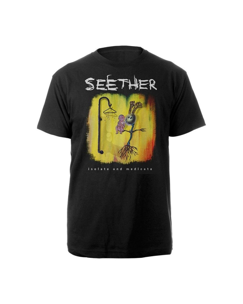 Seether Isolate and Medicate Album Cover T-shirt $7.73 Shirts