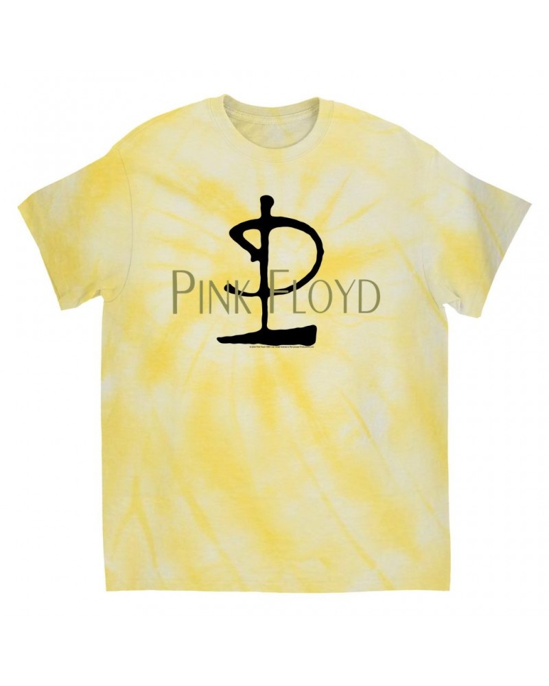 Pink Floyd T-Shirt | Symbol And Logo Olive Tie Dye Shirt $11.32 Shirts