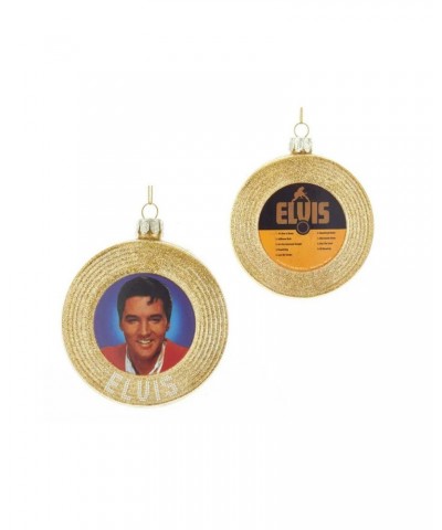 Elvis Presley Glass Gold Record Ornament $7.33 Decor