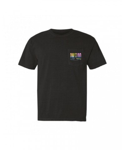 Pink Floyd T-Shirt | Dark Side Of The Moon Tropical Sunset Pocket T-shirt $14.68 Shirts