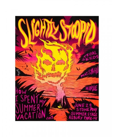 Slightly Stoopid Asbury Park NJ 6.29.19 Show Poster $10.50 Decor