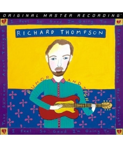 Richard Thompson Rumor And Sigh Vinyl Record $17.99 Vinyl